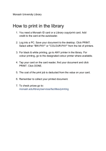 How to print in the library