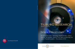 tilburg research Facing up to new technologies