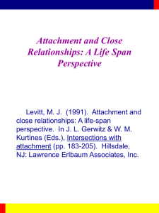 Attachment and Close Relationships: A Life Span Perspective
