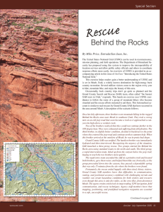 R cue Behind the Rocks Special Section By Mike Price, Entrada/San Juan, Inc.