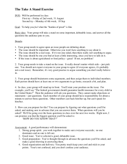Causal argument essay