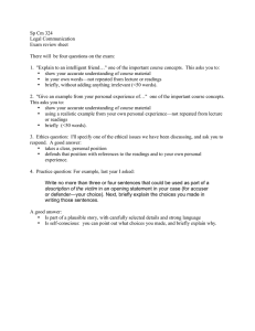 Sp Cm 324 Legal Communication Exam review sheet
