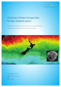 An Ocean Climate Change Atlas for New Zealand waters