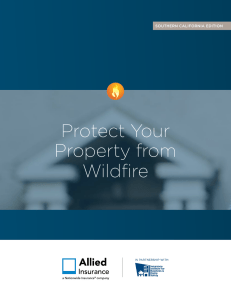 Protect Your Property from Wildfire southern california edition
