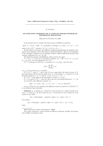 Mem. Differential Equations Math. Phys. 31(2004), 149–152 M. Ashordia