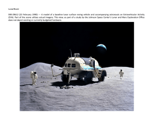 LunarRover S90‐29612 (22 February 1990) ‐‐‐ A model of a baseline...
