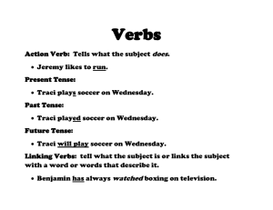 Verbs does