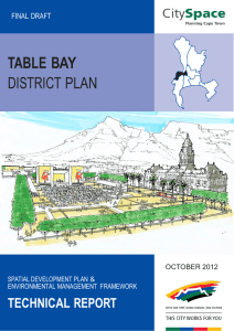 TABLE BAY  DISTRICT PLAN TECHNICAL REPORT