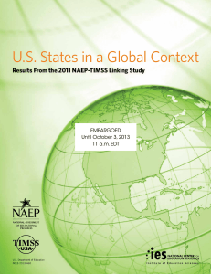 U.S. States in a Global Context EMBARGOED Until October 3, 2013