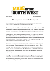 GKN Aerospace wins Advanced Manufacturing award