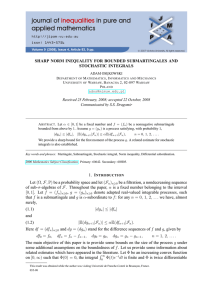 SHARP NORM INEQUALITY FOR BOUNDED SUBMARTINGALES AND STOCHASTIC INTEGRALS