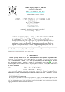Journal of Inequalities in Pure and Applied Mathematics  OUTER