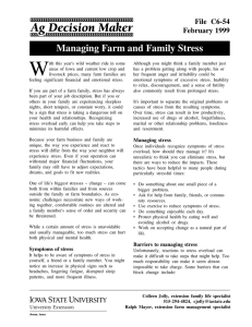 W Managing Farm and Family Stress File  C6-54 February 1999