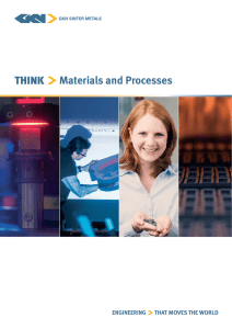 THINK Materials and Processes ENGINEERING