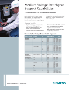 Medium Voltage Switchgear Support Capabilities Service Solutions For Your T&amp;D Infrastructure