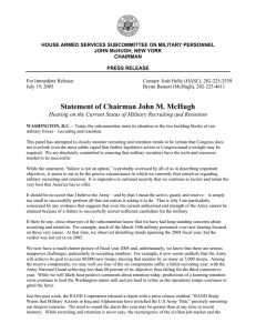 For Immediate Release: Contact: Josh Holly (HASC), 202-225-2539 July 19, 2005
