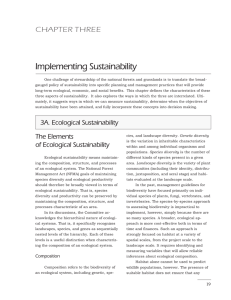 Implementing Sustainability CHAPTER THREE