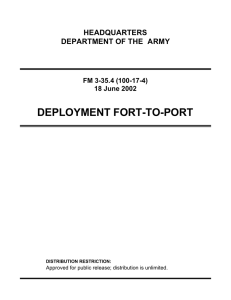 DEPLOYMENT FORT-TO-PORT HEADQUARTERS DEPARTMENT OF THE  ARMY FM 3-35.4 (100-17-4)