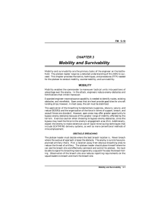 Mobility and Survivability CHAPTER 3 FM 5-10