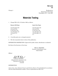 Materials Testing FM 5-472 C2