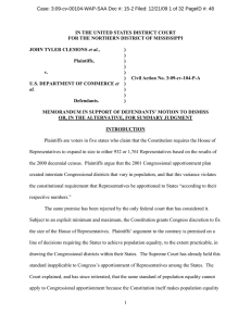 Case: 3:09-cv-00104-WAP-SAA Doc #: 15-2 Filed: 12/21/09 1 of 32... IN THE UNITED STATES DISTRICT COURT