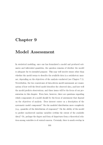 Chapter 9 Model Assessment