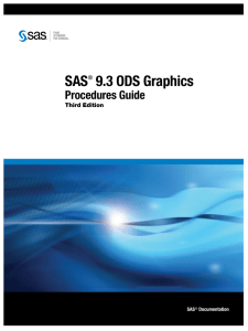 SAS 9.3 ODS Graphics Procedures Guide ®