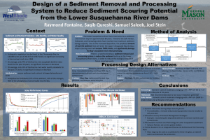 Design of a Sediment Removal and Processing