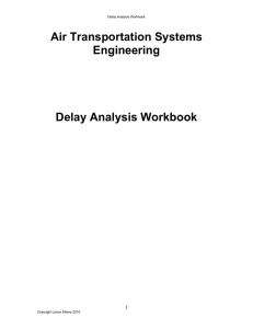 Air Transportation Systems Engineering  Delay Analysis Workbook