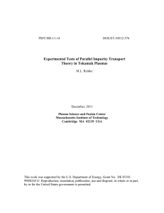 Experimental Tests of Parallel Impurity Transport Theory in Tokamak Plasmas