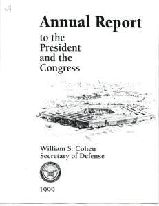 Annual Report to the President and the
