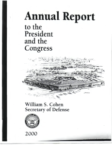 ) Annual Report to the