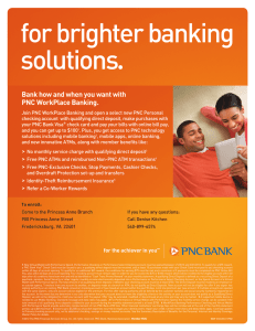 for brighter banking solutions ° Bank how and when you want with