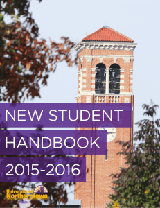 NEW STUDENT HANDBOOK 2015-2016 A