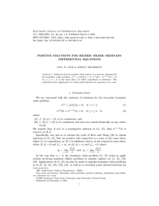 Electronic Journal of Differential Equations