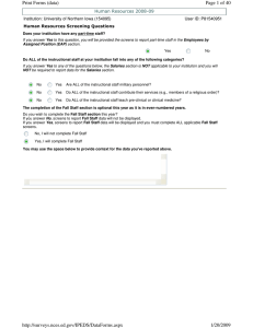 Page 1 of 40 Print Forms (data) Human Resources 2008-09