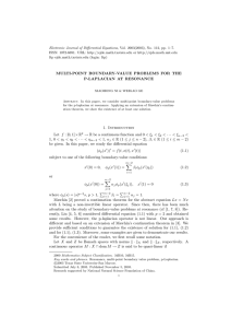 Electronic Journal of Differential Equations, Vol. 2003(2003), No. 112, pp.... ISSN: 1072-6691. URL:  or