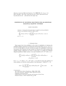 Electronic Journal of Differential Equations, Vol. 1999(1999), No. 14, pp.... ISSN: 1072-6691. URL:  or