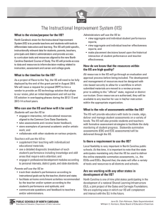The Instructional Improvement System (IIS)
