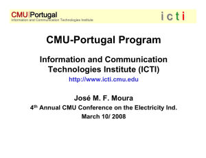 i c t i CMU-Portugal Program