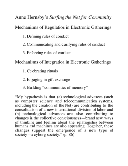 Essay On Medical Ethics Surfing The Net For Community Mechanisms Of Regulation In Electronic Gatherings My Plans For The Future Essay also Essay On The Awakening Outlining A Thematic Essay On Science And Technology Custom Essays For Sale