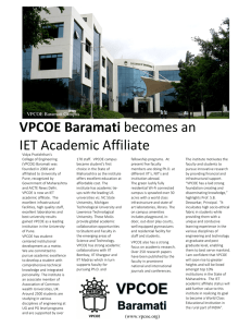 VPCOE Baramati Campus