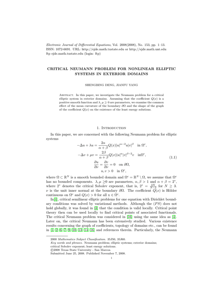 Electronic Journal of Differential Equations, Vol. 2008(2008), No. 153, pp.... ISSN: 1072-6691. URL:  or