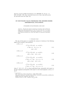 Electronic Journal of Differential Equations, Vol. 2008(2008), No. 62, pp.... ISSN: 1072-6691. URL:  or