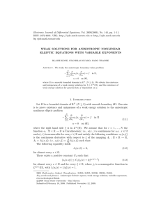 Electronic Journal of Differential Equations, Vol. 2009(2009), No. 144, pp.... ISSN: 1072-6691. URL:  or