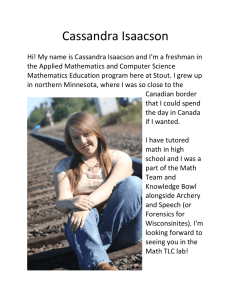 Cassandra Isaacson
