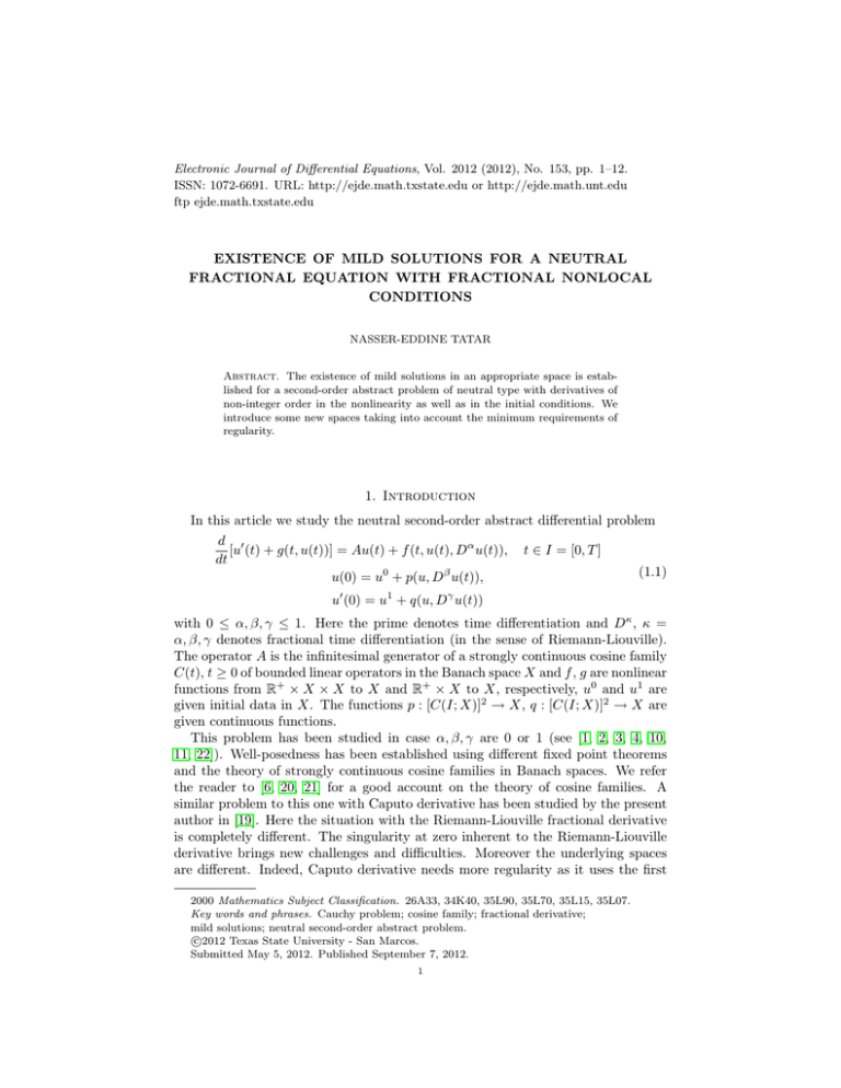Electronic Journal of Differential Equations, Vol. 2012 (2012), No. 153,... ISSN: 1072-6691. URL:  or
