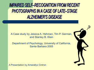 A Case study by Jessica A. Hehman, Tim P. German,