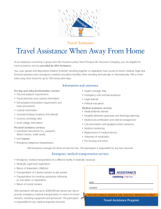 Travel Assistance When Away From Home Travel Assistance