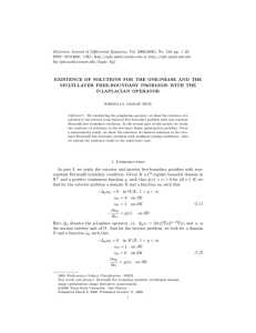 Electronic Journal of Differential Equations, Vol. 2006(2006), No. 128, pp.... ISSN: 1072-6691. URL:  or